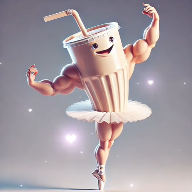 Ballerino Lololo：Muscular Milkshake King of the Italian Brainrot Meme Ballet