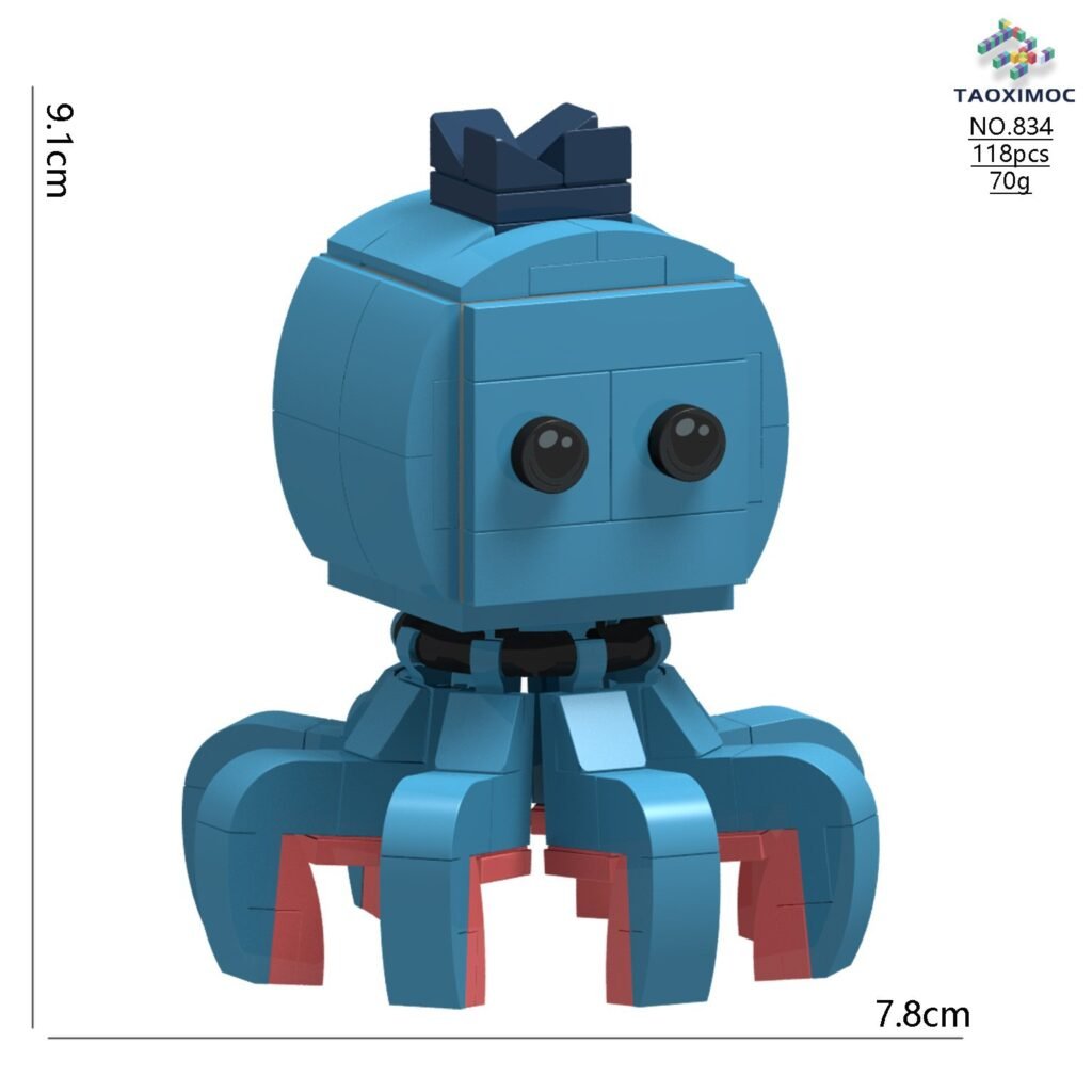 Blueberrinni Octopussini lego set Blueberrinni Octopussini building brick toy Blueberrinni Octopussini figure