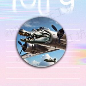 Bombardiro Crocodilo Pin