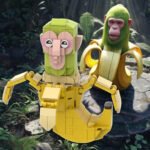 Chimpanzini Bananini lego brick toy figure