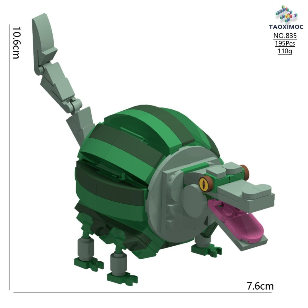 Glorbo Fruttodrillo lego toy Glorbo Fruttodrillo brick toy