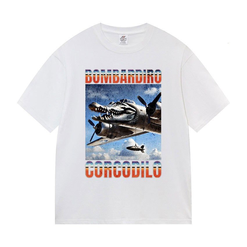 Italian Brainrot Bombardiro Crocodilo T-shirt