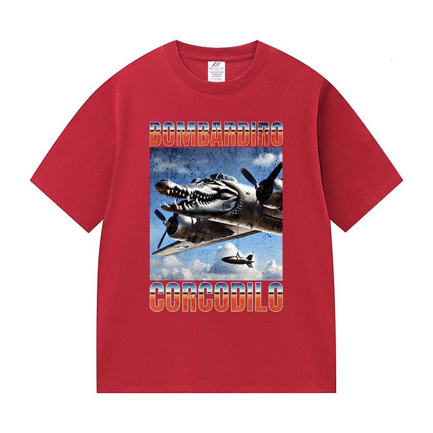 Italian Brainrot Bombardiro Crocodilo T-shirt