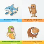 Italian Brainrot Fridge Magnet