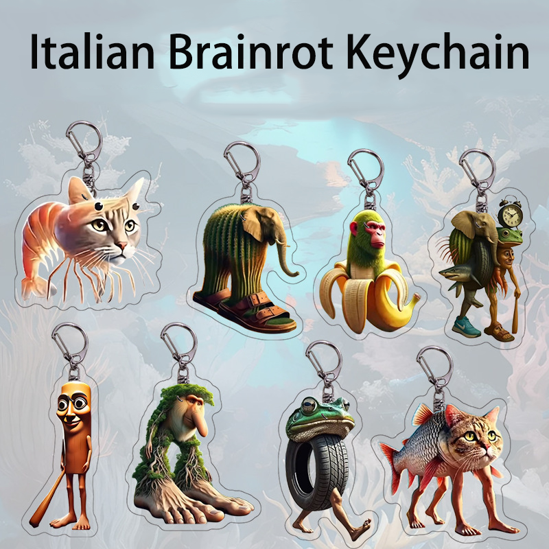 Italian Brainrot Keychain