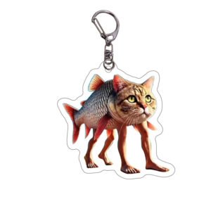 Italian Brainrot Trulimero Trulichina Keychain
