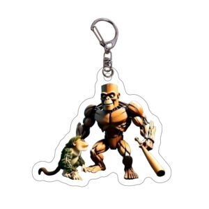 Italian Brainrot Tung Tung Tung Sahur's evolved form Keychain