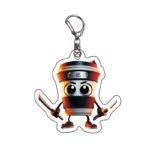 Italian Brainrot Capuccino Assassino Keychain