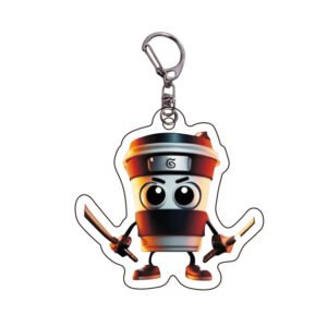 Italian Brainrot Capuccino Assassino Keychain