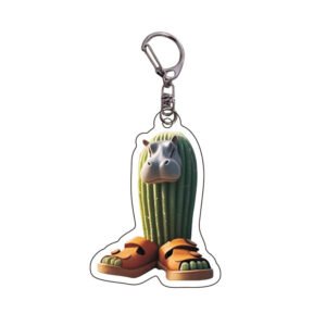 Il Cacto Hipopotamo Keychain