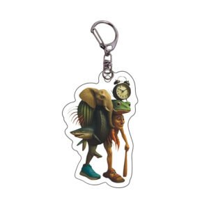 Italian Brainrot Trippa Troppa Tralala Lirilì Rilà Tung Tung Sahur Boneca Tung Tung Tralalelo Trippi Troppa Crocodina Keychain