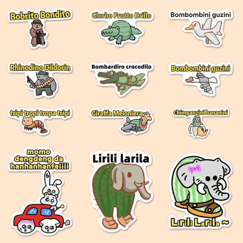 Italian Brainrot Stickers