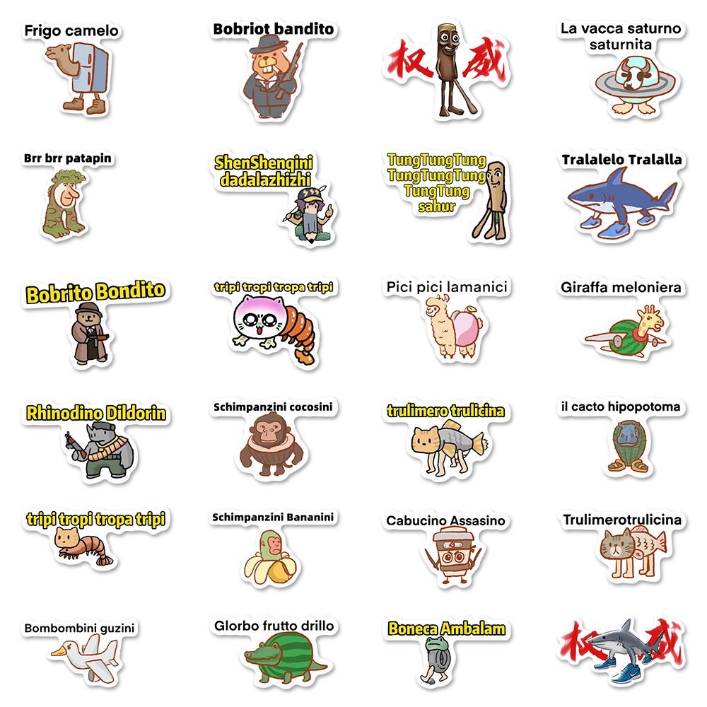 Italian Brainrot Stickers