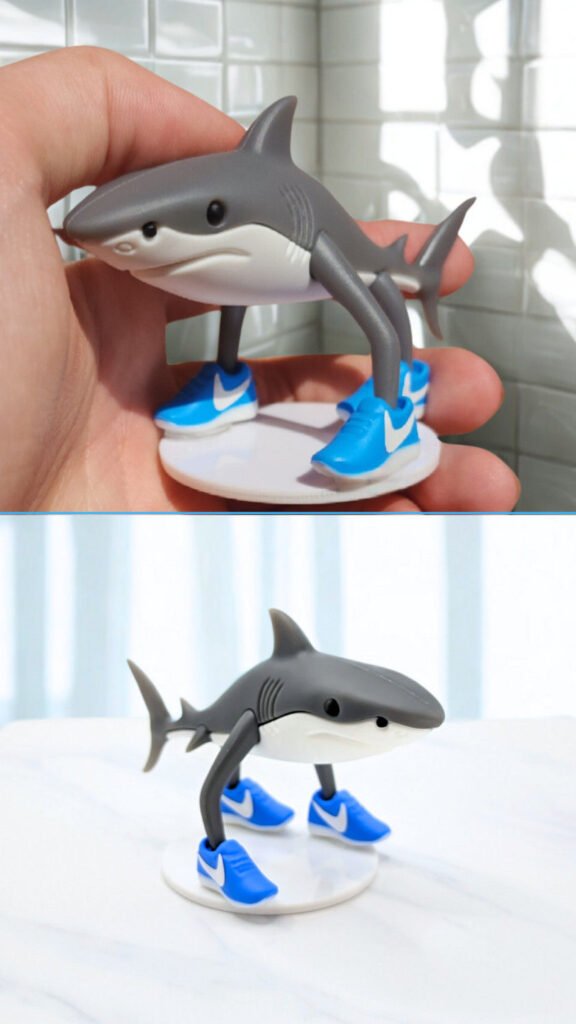 Tralalero Tralala Action Figure Toy