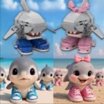 Tralalero Tralala baby lego set brick toy figure