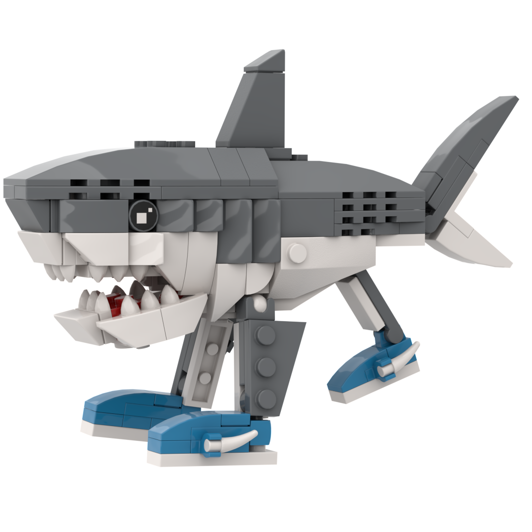 Tralalero Tralala Brick Toy figure Tralalero Tralala lego set