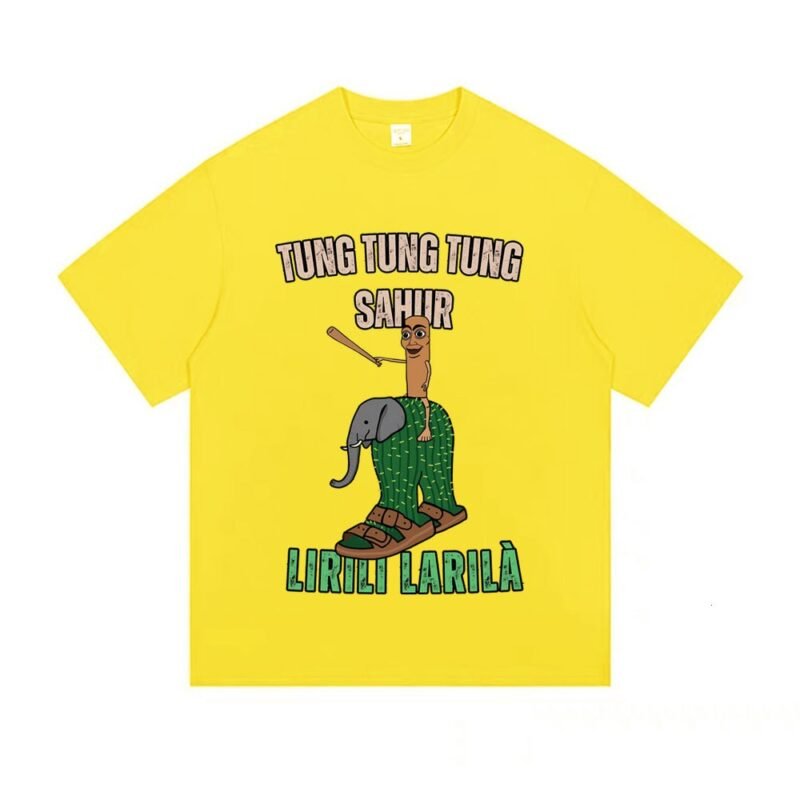 Tung Tung Tung Sahur and Lirili Larila T-shirt