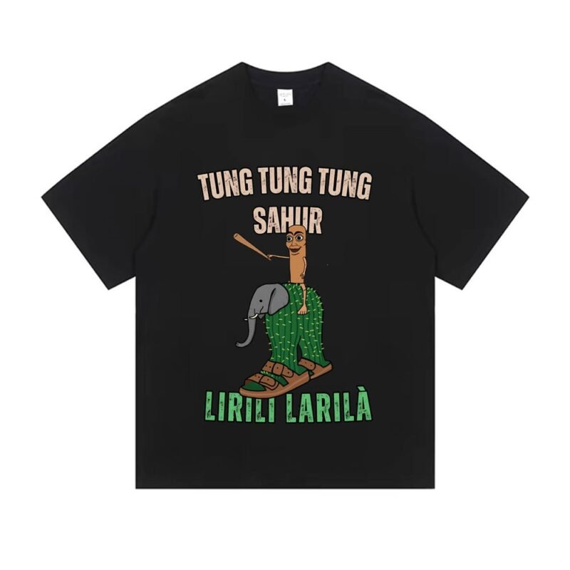 Tung Tung Tung Sahur and Lirili Larila T-shirt